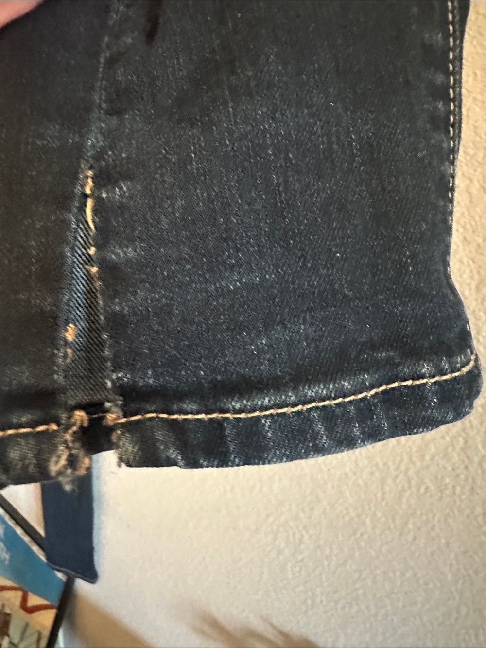 Lucky Brand Women's Skinny Jeans in Dark Blue Wash - Picture 6 of 7